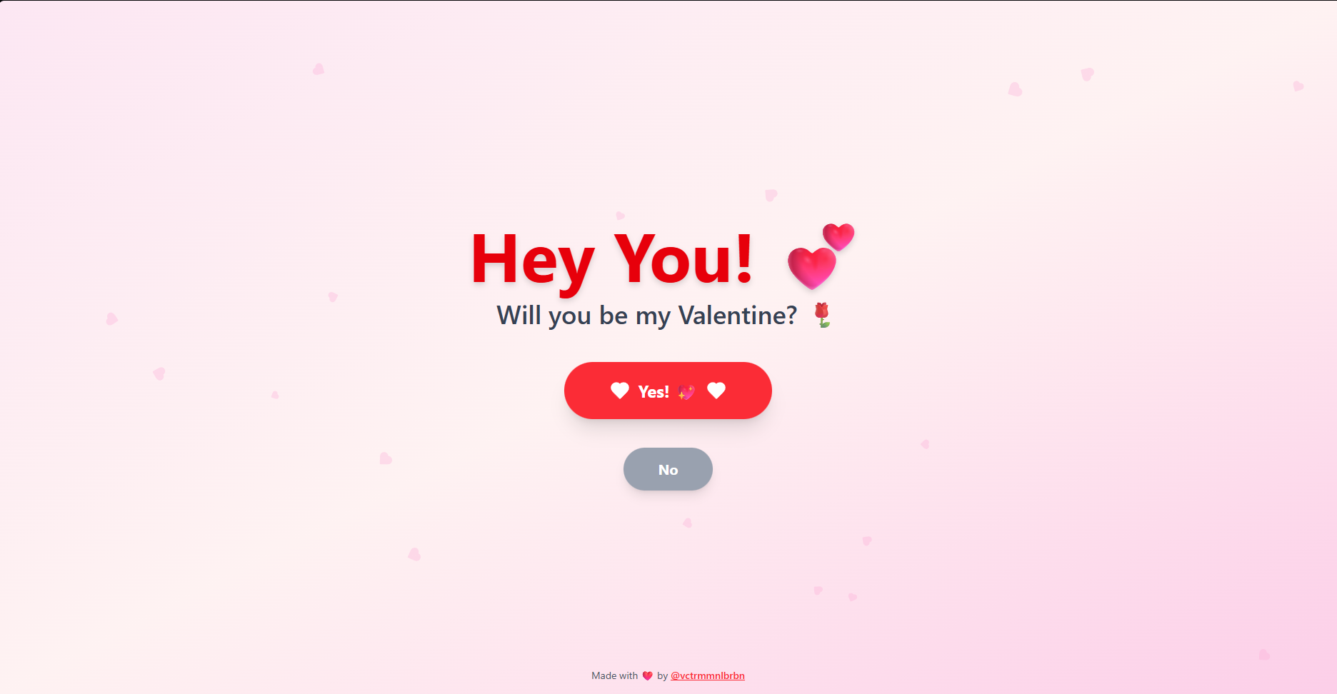Valentine Proposal